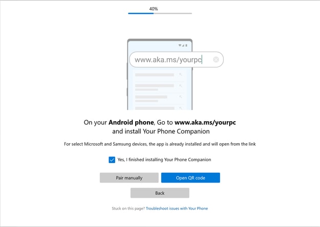 Your Phone App QR Code
