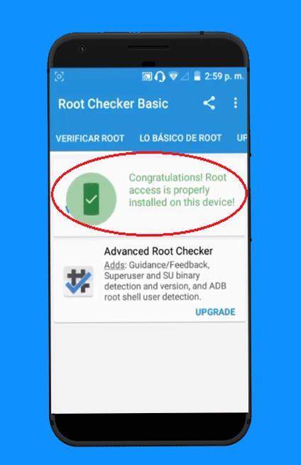 Successful Root Operation Window