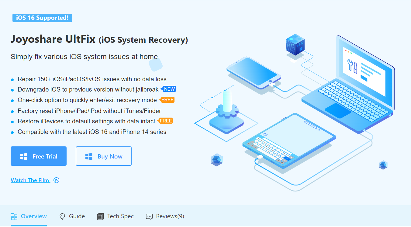 Jojoshare UltFix iOS System Recovery