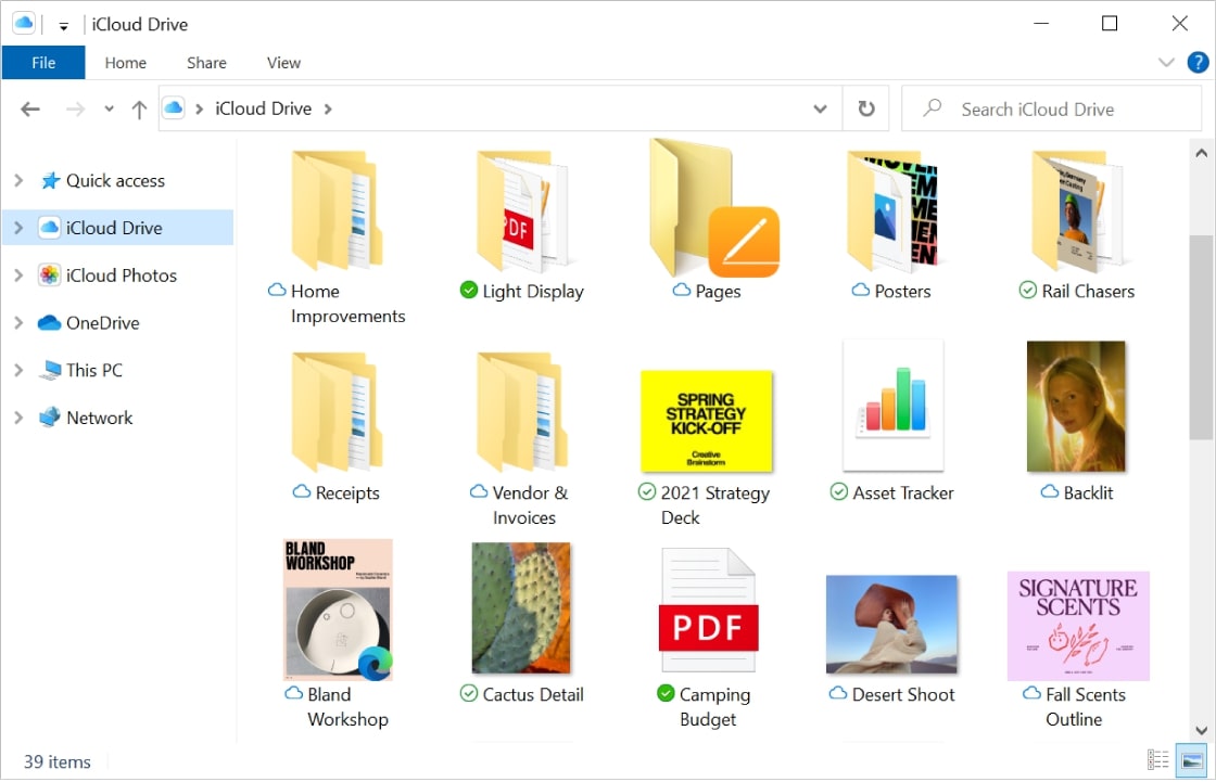 access icloud drive on windows